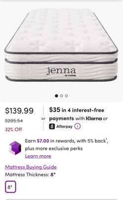 8” Narrow Twin Mattress