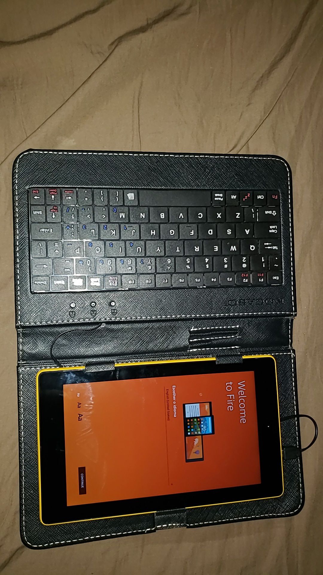 Amazon Fire 7 Tablet w/Detachable Keyboard