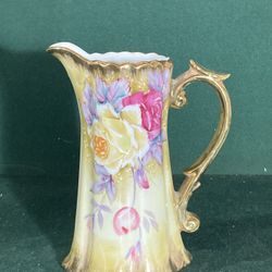 Beautiful Hand Painted Nippon Pitcher