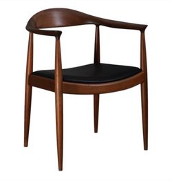 2 Mid century modern chairs wood