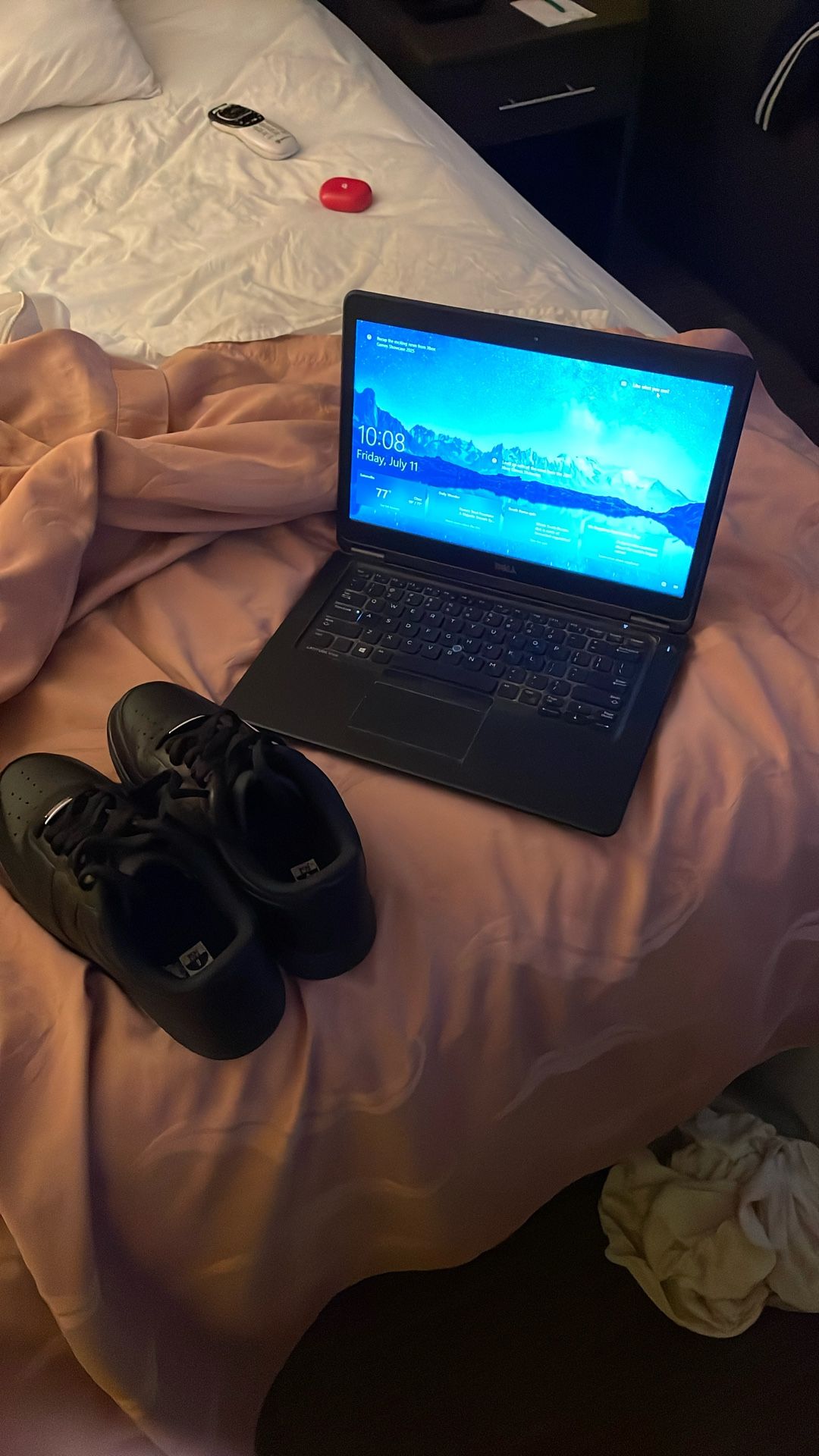 Dell Computer Black Air Forces Size 9