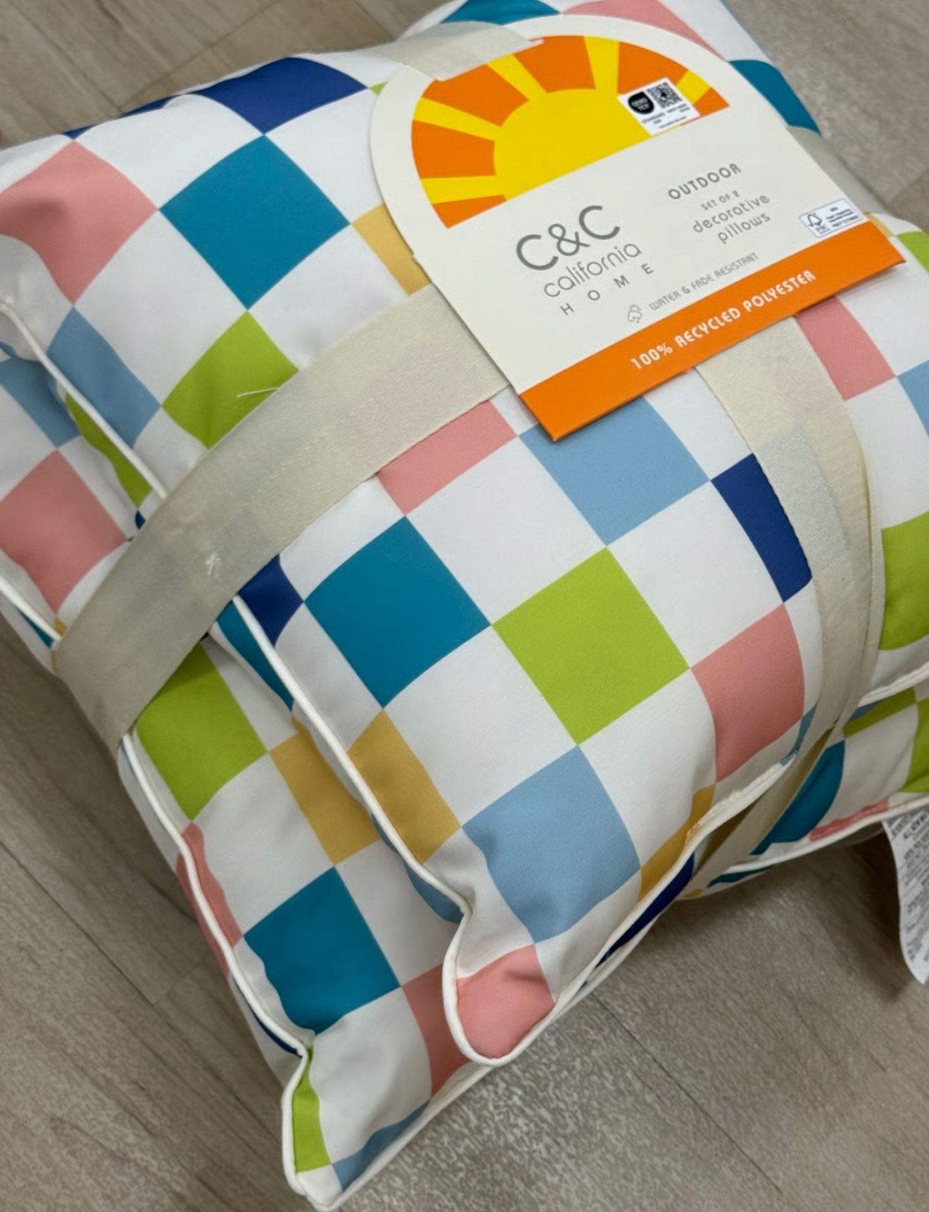 Colorful Outdoor Decorative Pillow Set – C&C California Home