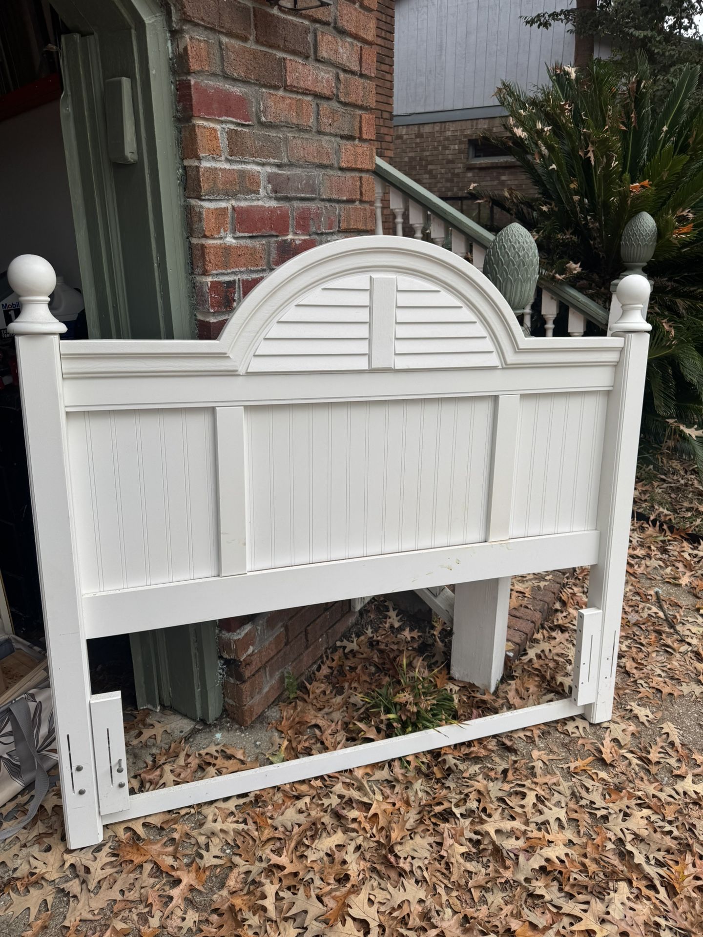 Two Adjustable Full/queen Headboards With Bed Frames