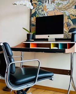 Mid Century Nelson Swag 39" Leg Desk