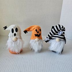 Halloween Weighted Gnome Decor NEW