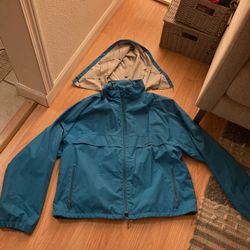 Helly Hanson Helly Tech Women’s Medium Turquoise Windbreaker