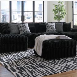 Brand New Elegant Corduroy Ashley’s Sectional