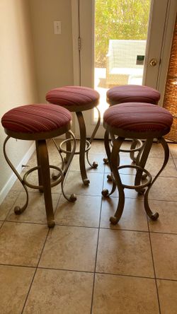 Old vintage bar stools