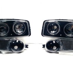 Headlights for 01-07 GMC Yukon Denali