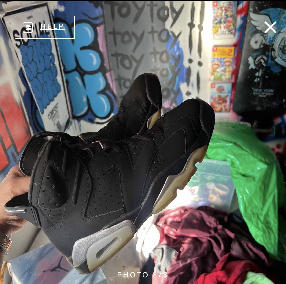 Jordan 6 Crome 9.5
