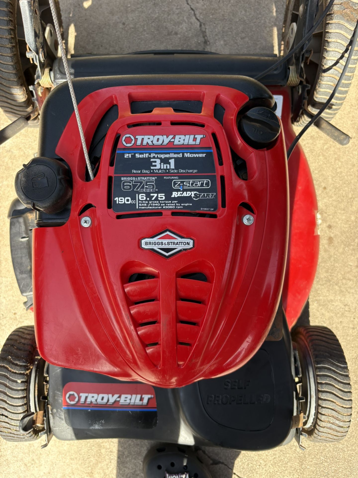 Troy Bilt Push Mower