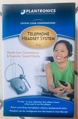 Plantronics telephone headset system