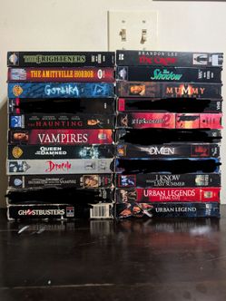 Horror VHS & DVD's (Read Description)