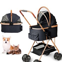 Dog Cat Pet Stroller