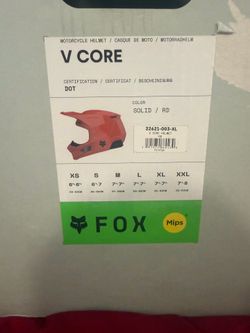 Fox V-core helmet XL