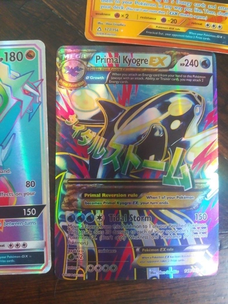 Pokemon Cards Gx and Ex And Energys