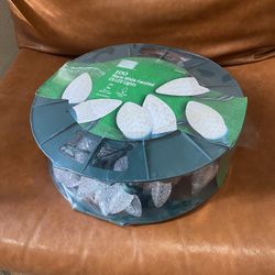 Home Accents Holiday 100 Count Warm White Faceted C9 LED Lights (Model