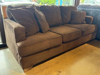 Dark Chocolate Brown 3-Seater Sofa