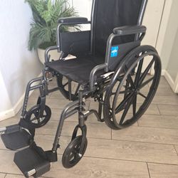 Medline Comfortable Folding Wheelchair