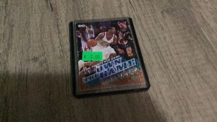 Allen Iverson trading cards might have some scratches on the plastic layer but the inside card is safe.