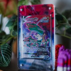 Rayquaza VMAX Trainer Gallery In Custom Case Pokémon Card 