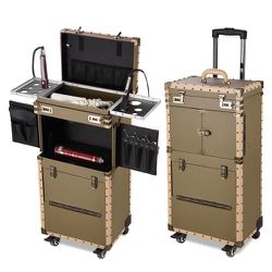 Brand New Rolling  Barber/ Makeup Artist/ Beauty Case For $120