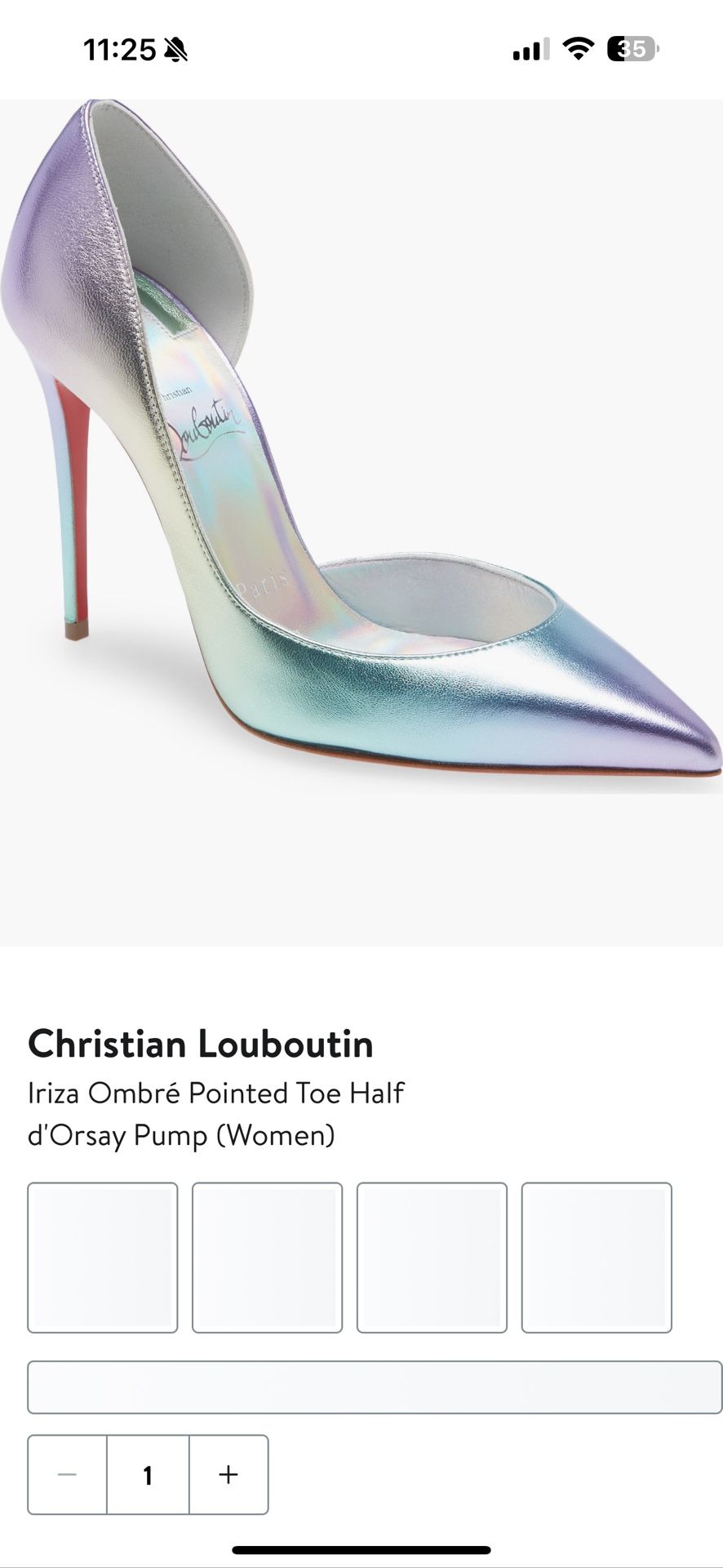 christian louboutin heels Size 38.5