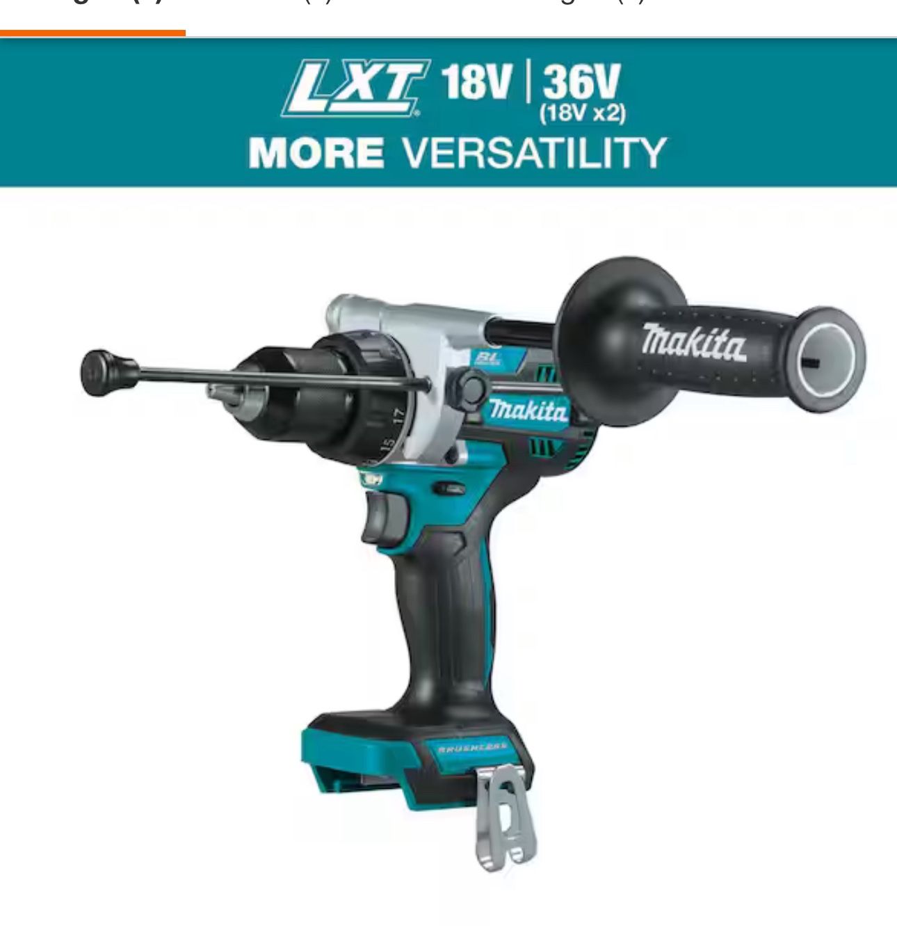 NAKITA Xph New Hammer Heavy Duty Drill. Tool Only.