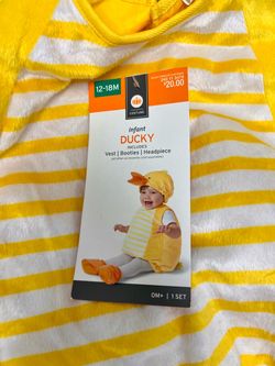 Infant Ducky Halloween Costume 12-18M