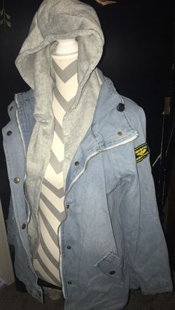 NEW 2pc denim jacket and vest