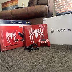 PS4 Pro 1tb Spider-Man Limited Edition 