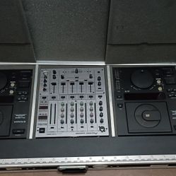 Pioneer Dj Setup Cd Players And Mixer