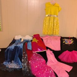 Girls Bundle (New  Frozen Dress)