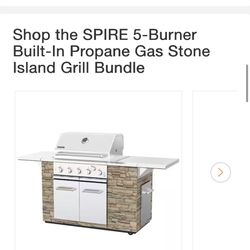 SPIRE 5 -BURNER BUILT IN PROPANE