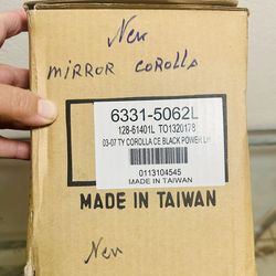 New Side Power Mirror for 2003-2007 Toyota Corolla – Driver Side