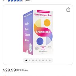 Sneak Peek Early Gender Test 