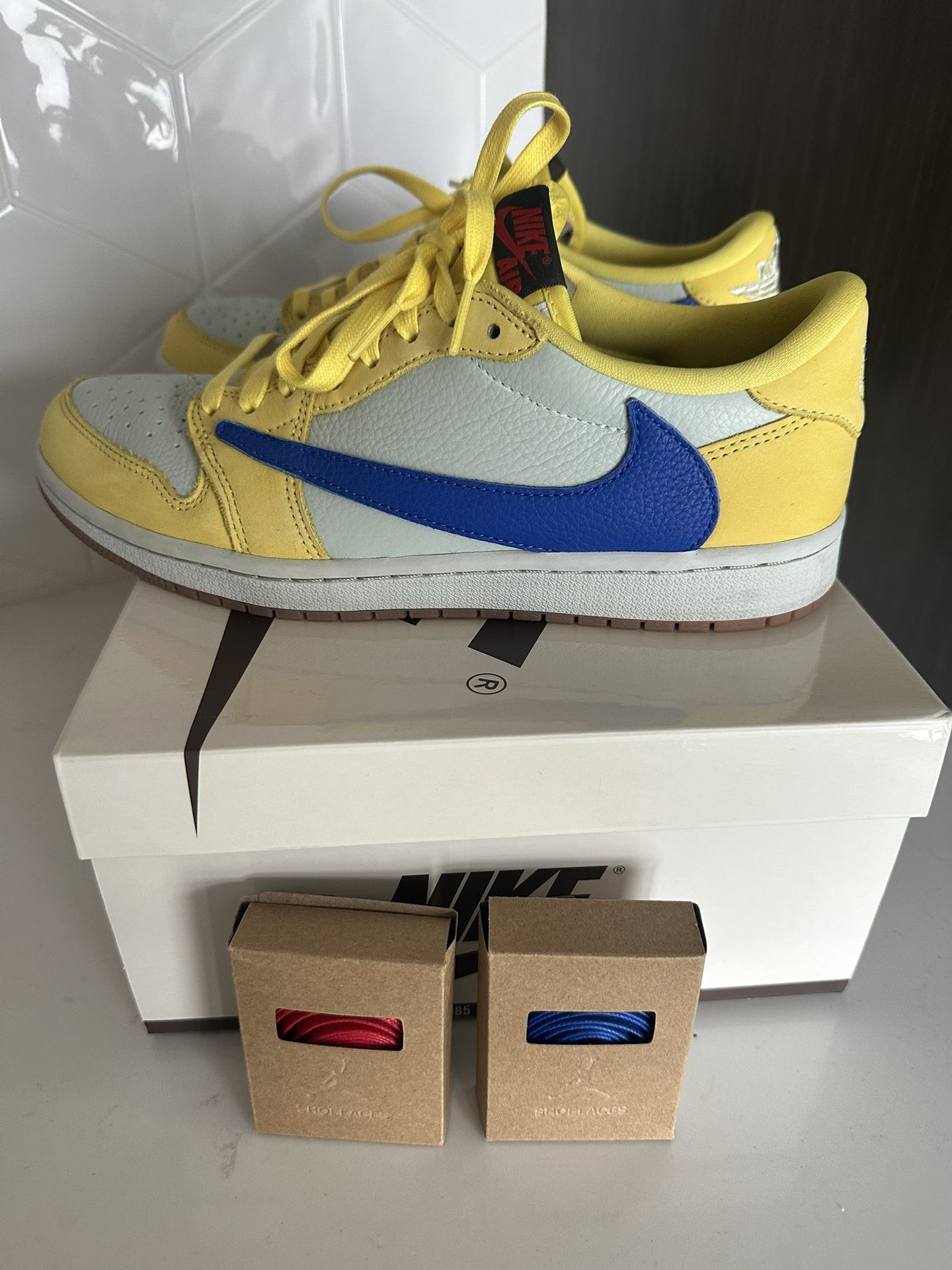 Cactus Jack Travis Scott Air Jordan 1 Retro Low OG - Canary