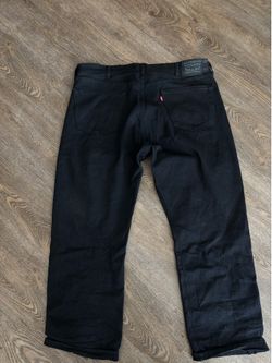 Levi black 501 42x30