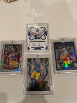 Cooper Kupp LA Rams Trading Card Lot (4)