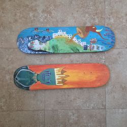 Skateboard Hand painted Wall Art