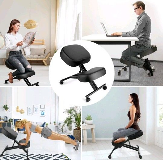 Kneeling Chair Ergonomic for Office, Adjustable Stool for Home and Office