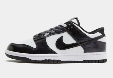 DS Nike Dunk Low SE Panda Patent Leather 40th Anniversary Sz 12.5 | New no lid