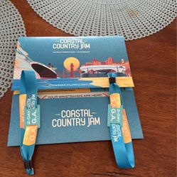 2 Ticket Wrist Bands 