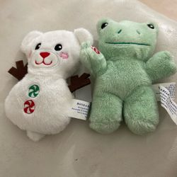 Snowy And Froggy Little Stuffed Animals