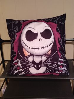 Jack Skellington Throw Pillow 