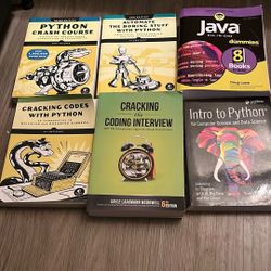 Python And Java coding Books 