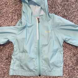 Kids Girls Columbia Rain Jacket - size 2T