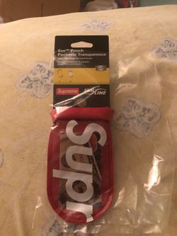 Supreme Sealline pouch small red