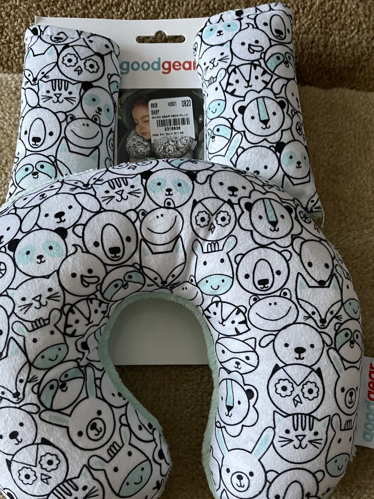 Neck Pillow & Strap Cover Set