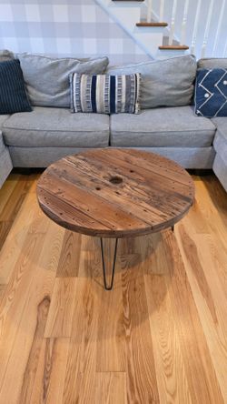 Ruatic Wooden Spool Coffee Table 004